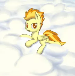 Size: 1527x1546 | Tagged: safe, artist:handsockz, banned from derpibooru, deleted from derpibooru, derpibooru import, spitfire, cloud, cloudy, cute, cutefire
