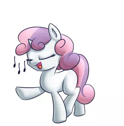 Size: 969x981 | Tagged: safe, artist:handsockz, banned from derpibooru, deleted from derpibooru, derpibooru import, sweetie belle, singing, solo