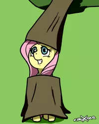 Size: 400x500 | Tagged: safe, artist:cruxtar, banned from derpibooru, deleted from derpibooru, derpibooru import, fluttershy, costume, fluttertree, tree costume