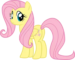 Size: 5000x4048 | Tagged: safe, artist:ifoxtrax, banned from derpibooru, deleted from derpibooru, derpibooru import, fluttershy, absurd resolution, simple background, solo, transparent background, vector