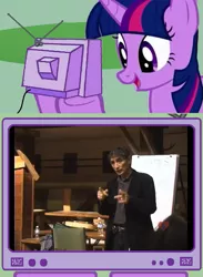 Size: 563x770 | Tagged: safe, banned from derpibooru, deleted from derpibooru, derpibooru import, twilight sparkle, addiction, drugs, exploitable meme, gabor mate, lecture, meme, obligatory pony, tv meme, youtube, youtube link