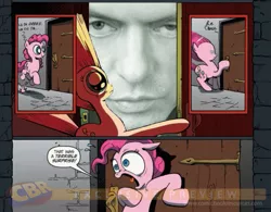 Size: 771x600 | Tagged: safe, banned from derpibooru, deleted from derpibooru, derpibooru import, pinkie pie, exploitable meme, meme, obligatory pony, oh hai tags, surprise door, the room, tommy wiseau