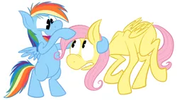 Size: 500x283 | Tagged: safe, artist:karpet-shark, banned from derpibooru, deleted from derpibooru, derpibooru import, fluttershy, rainbow dash, female, filly, noogie