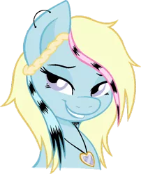 Size: 600x744 | Tagged: safe, artist:softfang, banned from derpibooru, deleted from derpibooru, derpibooru import, oc, unofficial characters only, earth pony, jewelry, necklace, solo