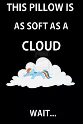 Size: 730x1095 | Tagged: safe, banned from derpibooru, deleted from derpibooru, derpibooru import, rainbow dash, cloud, sleeping, solo