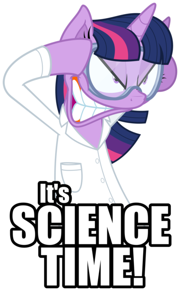 Size: 3089x5000 | Tagged: safe, artist:zutheskunk, banned from derpibooru, deleted from derpibooru, derpibooru import, twilight sparkle, pony, unicorn, .svg available, absurd resolution, clothes, evil grin, female, goggles, grin, lab coat, lab goggles, mad scientist, mare, safety goggles, science, simple background, smiling, solo, that pony sure does love science, this will end in science, transparent background, vector