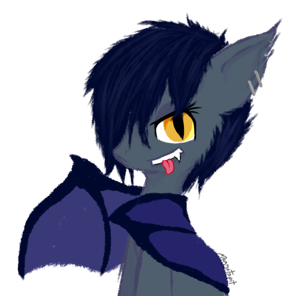 Size: 600x595 | Tagged: safe, artist:misophoniac, banned from derpibooru, deleted from derpibooru, derpibooru import, oc, bat pony, solo