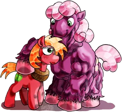 Size: 800x730 | Tagged: safe, artist:davide16, banned from derpibooru, deleted from derpibooru, derpibooru import, big macintosh, cheerilee, earth pony, pony, female, mare, muscles, rule 63