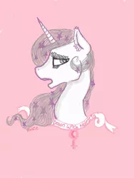 Size: 720x960 | Tagged: suggestive, banned from derpibooru, deleted from derpibooru, derpibooru import, princess celestia, princess molestia, bust, down with molestia, drama, feminism, mugshot, oh boy here we go, pinkiepony, portrait, social justice, solo, tumblr