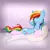 Size: 2500x2500 | Tagged: suggestive, artist:omi, artist:zwirzu, banned from derpibooru, deleted from derpibooru, derpibooru import, rainbow dash, pegasus, pony, belly button, blushing, clothes, female, mare, panties, sleeping, socks, solo, solo female, underwear