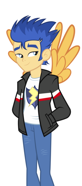 Size: 850x1920 | Tagged: safe, artist:awdreen, banned from derpibooru, deleted from derpibooru, derpibooru import, flash sentry, human, equestria girls, humanized, solo, winged humanization, wings