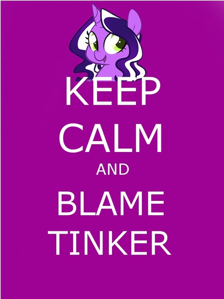 Size: 720x960 | Tagged: safe, banned from derpibooru, deleted from derpibooru, derpibooru import, keep calm, purple tinker