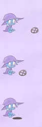 Size: 1280x3840 | Tagged: safe, artist:bakasan, banned from derpibooru, deleted from derpibooru, derpibooru import, trixie, pony, unicorn, the little magician, comic, cute, diatrixes, female, filly, mare, solo, wheel, wheels trixie