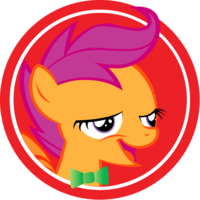 Size: 200x200 | Tagged: safe, banned from derpibooru, deleted from derpibooru, derpibooru import, scootaloo, chickun, duckduckgo, exploitable meme, faic, forced meme, meme, solo