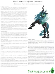 Size: 2250x3000 | Tagged: safe, artist:chrysalislover, artist:jennieoo, banned from derpibooru, deleted from derpibooru, derpibooru import, queen chrysalis, chrysalislover is at it again, guide, text, tulpa, vector
