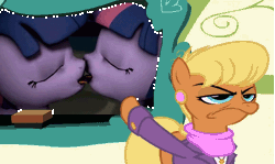 Size: 578x345 | Tagged: suggestive, artist:twily404, banned from derpibooru, deleted from derpibooru, derpibooru import, edit, ms. harshwhinny, twilight sparkle, flight to the finish, 3d, animated, chalkboard, exploitable meme, kissing, meme, ms. harshwhinny's professional chalkboard, obligatory pony, selfcest, self ponidox, shipping, source filmmaker, twolight