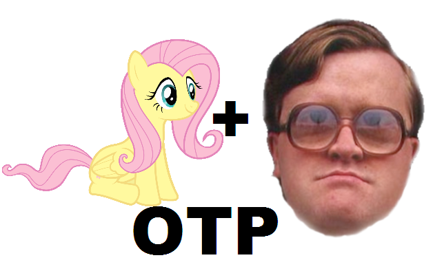 Size: 628x394 | Tagged: safe, banned from derpibooru, deleted from derpibooru, derpibooru import, bubbles (g1), fluttershy, exploitable meme, meme, otp, shipping, trailer park boys