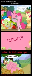 Size: 720x1705 | Tagged: safe, artist:silverslinger, banned from derpibooru, deleted from derpibooru, derpibooru import, apple bloom, applejack, granny smith, pinkie pie, ponified, pony, pinkie apple pie, avatar the last airbender, cabbage, cabbage merchant, comic, food, my cabbages, tomatoes
