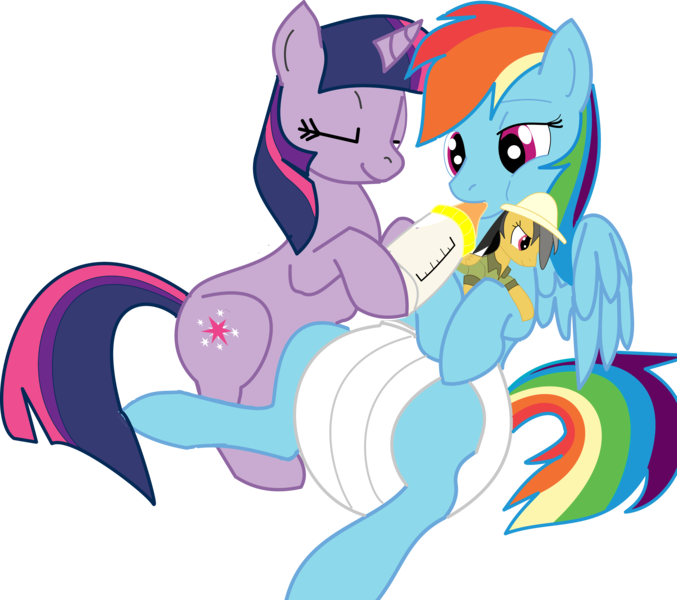 Size: 10000x8866 | Tagged: safe, artist:craymin, artist:kamkow11, banned from derpibooru, deleted from derpibooru, derpibooru import, rainbow dash, twilight sparkle, absurd resolution, adult foal, diaper, diaper fetish, female, fetish, lesbian, shipping, twidash