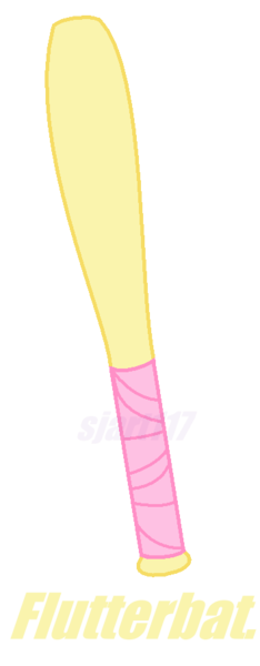 Size: 354x909 | Tagged: safe, artist:sjart117, banned from derpibooru, deleted from derpibooru, derpibooru import, fluttershy, bat, bat pony, baseball bat, bat ponified, flutterbat, funny, literal, ms paint, pun, race swap, visual pun