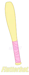 Size: 354x909 | Tagged: safe, artist:sjart117, banned from derpibooru, deleted from derpibooru, derpibooru import, fluttershy, bat, bat pony, baseball bat, bat ponified, flutterbat, funny, literal, ms paint, pun, race swap, visual pun