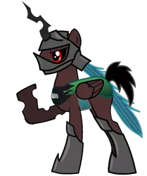 Size: 618x741 | Tagged: source needed, safe, artist:adammasterart, banned from derpibooru, deleted from derpibooru, derpibooru import, oc, unofficial characters only, changeling, brown changeling, simple background, solo, transparent background, vector