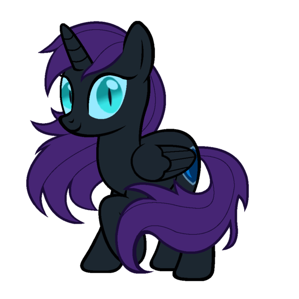 Size: 1000x1000 | Tagged: safe, artist:shootingstarajm, banned from derpibooru, deleted from derpibooru, derpibooru import, oc, oc:nyx, unofficial characters only, alicorn, fanfic:past sins, alicorn oc, female, horn, mare, solo, wings