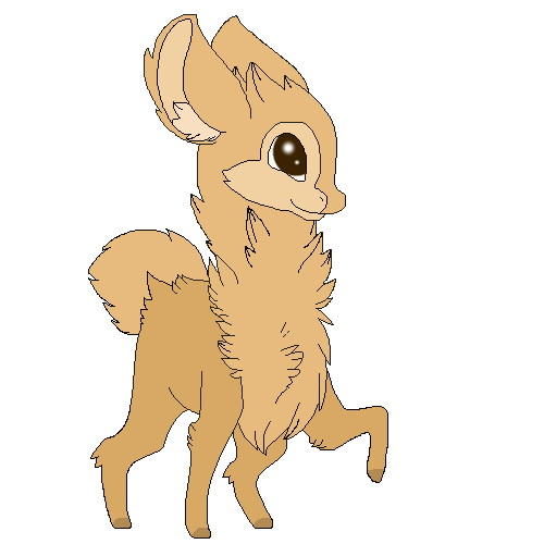 Size: 500x500 | Tagged: safe, artist:princessamity, banned from derpibooru, deleted from derpibooru, derpibooru import, oc, unofficial characters only, deer, hybrid, llama, pixel art, simple background, smiling, solo