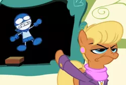 Size: 780x526 | Tagged: safe, banned from derpibooru, deleted from derpibooru, derpibooru import, ms. harshwhinny, chalkzone, exploitable meme, meme, ms. harshwhinny's professional chalkboard, obligatory pony, snap
