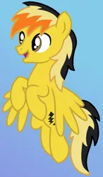 Size: 584x1000 | Tagged: safe, artist:sjart117, banned from derpibooru, deleted from derpibooru, derpibooru import, oc, unofficial characters only, pegasus, artweaver, electuroo, flying, happy, ms paint, solo