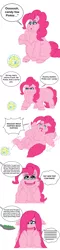 Size: 1518x6300 | Tagged: safe, artist:tricornking, banned from derpibooru, deleted from derpibooru, derpibooru import, pinkie pie, fluffy pony, blood, fluffspeak, image, jawbreaker, pinkamena diane pie, pinkiefluff, png, smarty syndrome