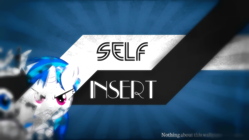 Size: 2560x1440 | Tagged: safe, artist:biffington, banned from derpibooru, deleted from derpibooru, derpibooru import, vinyl scratch, generic photoshop noob, recolor, solo, (un)oc, unoriginal character, wallpaper