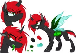 Size: 500x349 | Tagged: safe, artist:ajue, banned from derpibooru, deleted from derpibooru, derpibooru import, oc, unofficial characters only, changeling, reference sheet, solo