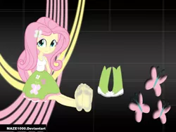 Size: 2000x1500 | Tagged: safe, artist:maze1000, banned from derpibooru, deleted from derpibooru, derpibooru import, fluttershy, equestria girls, barefoot, dirty, feet, fetish, foot fetish, solo