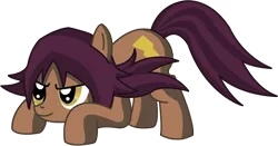 Size: 1082x567 | Tagged: safe, artist:names76, banned from derpibooru, deleted from derpibooru, derpibooru import, ponified, pony, bleach (manga), shihouin yoruichi, simple background, solo, transparent background, vector, yoruichi