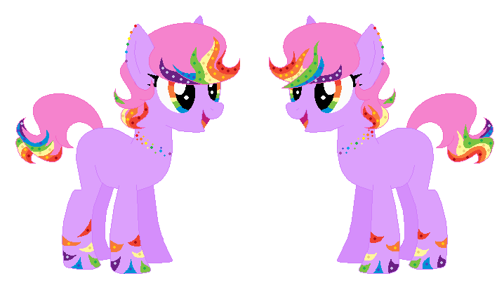 Size: 718x403 | Tagged: safe, artist:sonichedgieforever, banned from derpibooru, deleted from derpibooru, derpibooru import, oc, unofficial characters only, base, rainbow, simple background, solo, white background