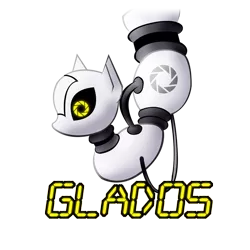 Size: 700x700 | Tagged: safe, artist:sparkdraws, banned from derpibooru, deleted from derpibooru, derpibooru import, ponified, pony, robot, aperture science, glados, portal, portal (valve), solo