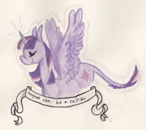 Size: 500x443 | Tagged: questionable, artist:ragingrexasaurus, banned from derpibooru, deleted from derpibooru, derpibooru import, edit, twilight sparkle, alicorn, mouthpiece, solo, traditional art, twilight sparkle (alicorn)