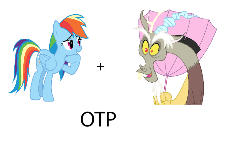 Size: 932x598 | Tagged: safe, banned from derpibooru, deleted from derpibooru, derpibooru import, discord, rainbow dash, discodash, exploitable meme, female, male, meme, otp, shipping, straight
