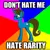 Size: 300x300 | Tagged: safe, banned from derpibooru, deleted from derpibooru, derpibooru import, rarity, oc, unofficial characters only, pony creator, caption, drama bait, image, image macro, jpeg, meme, solo, text
