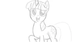 Size: 1280x720 | Tagged: safe, artist:jbond, banned from derpibooru, deleted from derpibooru, derpibooru import, twilight sparkle, monochrome, sketch, solo