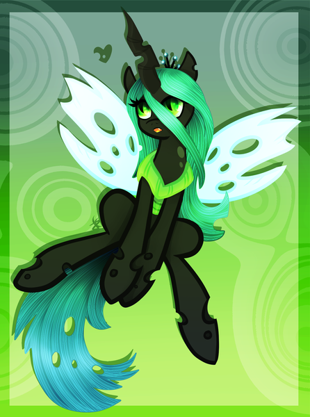 Size: 1364x1836 | Tagged: safe, artist:kp-shadowsquirrel, artist:zmei-kira, banned from derpibooru, deleted from derpibooru, derpibooru import, queen chrysalis, solo