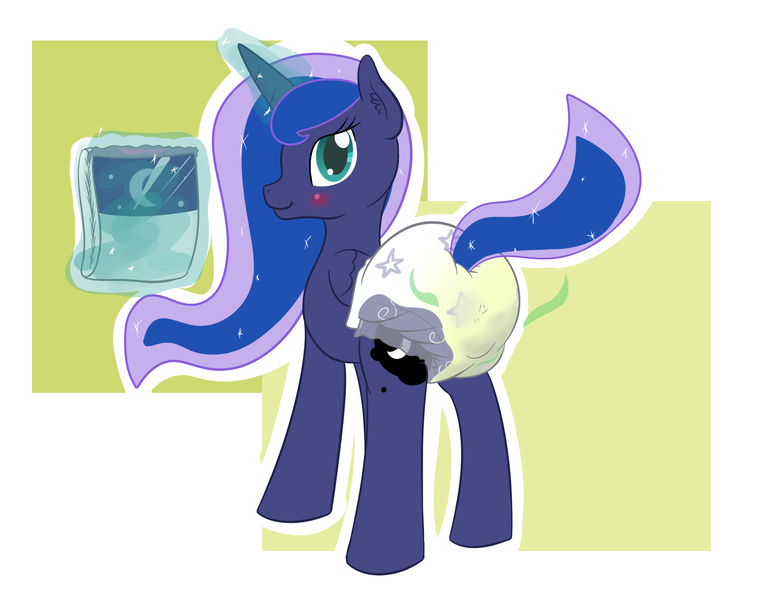 Size: 2162x1689 | Tagged: questionable, artist:vitriolink, banned from derpibooru, deleted from derpibooru, derpibooru import, princess luna, diaper, diaper fetish, female, fetish, messy diaper, poofy diaper, poop, scat, solo, solo female, stink lines, urine, wet diaper