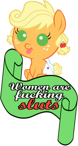 Size: 316x592 | Tagged: suggestive, banned from derpibooru, deleted from derpibooru, derpibooru import, applejack, pony, baby, baby pony, babyjack, background pony strikes again, drama, drama bait, foal, misogyny, mouthpiece, vulgar, younger