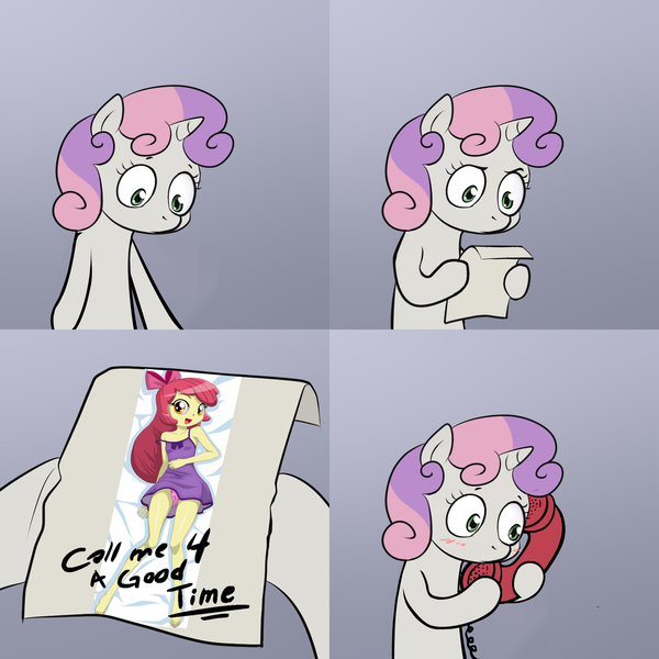 Size: 2000x2000 | Tagged: safe, banned from derpibooru, deleted from derpibooru, derpibooru import, apple bloom, sweetie belle, equestria girls, exploitable meme, meme, obligatory pony, sweetie's note meme
