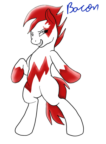 Size: 765x1044 | Tagged: safe, artist:vitorbacon, banned from derpibooru, deleted from derpibooru, derpibooru import, oc, ponified, poképony, pony, zangoose, mlpfanart, pokémon, pokémon emerald, pokémon ruby and sapphire, trace