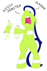 Size: 1236x1856 | Tagged: safe, artist:poshpete117, banned from derpibooru, deleted from derpibooru, derpibooru import, oc, oc:miles bright, unofficial characters only, bipedal, female, mare, screaming, standing, text, waving, yelling