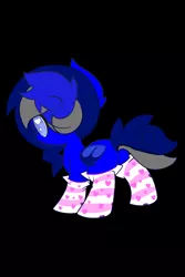 Size: 640x960 | Tagged: artist needed, safe, banned from derpibooru, deleted from derpibooru, derpibooru import, oc, oc:cyby, unofficial characters only, bat pony, black background, clothes, cute, heart (organ), organs, simple background, socks, solo, striped socks, young