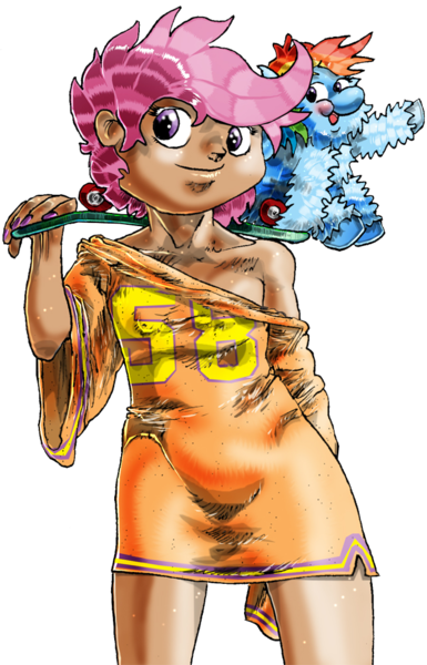 Size: 642x1000 | Tagged: suggestive, artist:davide76, banned from derpibooru, deleted from derpibooru, derpibooru import, rainbow dash, scootaloo, fluffy pony, human, hugbox, humanized