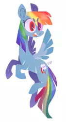 Size: 1174x2156 | Tagged: safe, artist:spacekitsch, banned from derpibooru, deleted from derpibooru, derpibooru import, rainbow dash, solo